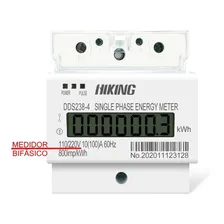 Medidor Bifásico 110+110=220v 100a Hiking 2 Fases + Neutro 110V/220V Foto mini 1