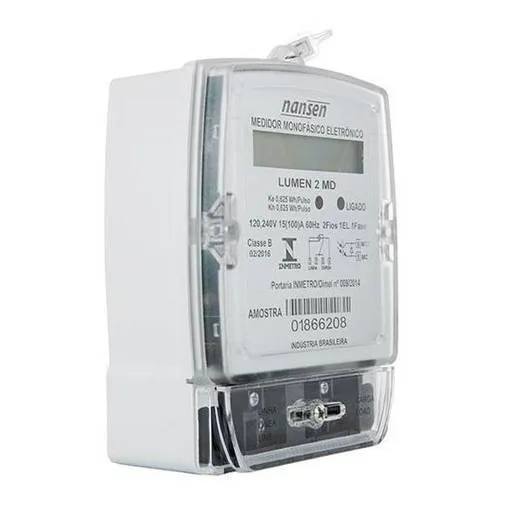 Medidor Consumo De Energia - Monofásico 2fios - Nansen Foto 1