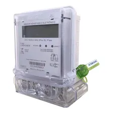 Medidor Consumo De Energia Monofásico Nansen 110v E 220v Fase+Fase Foto mini 1