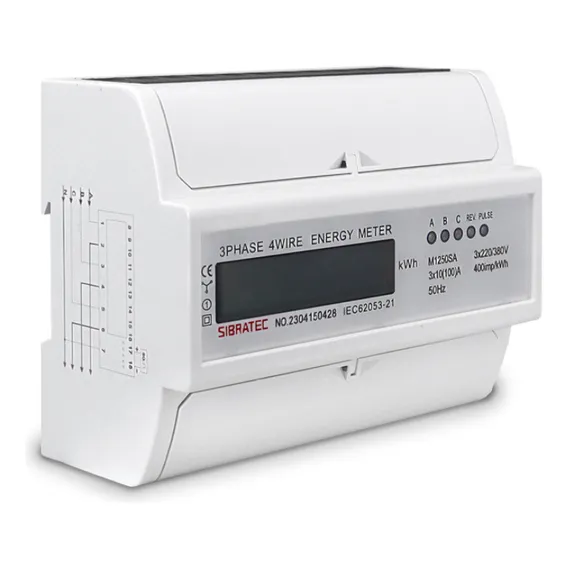 Medidor De Energia (kwh) Trif. 220/380v Medição Direta 100a 220V/380V Foto 1