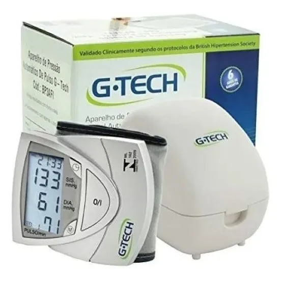 Medidor De Pressão Digital Automático De Pulso Bp3af1 G-tech Foto 1
