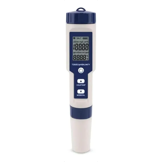 Medidor de temperatura e salinidade Tds Ph Ec Foto 1