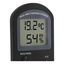 Medidor De Umidade Termo Higr么metro Basic Garden Highpro Cor Preto Foto mini 3