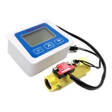 Medidor Digital De Fluxo Vazão E Temperatura - Consumo Dagua Foto mini 1