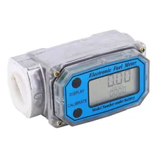 Medidor Digital Fluxo Água Diesel Produto Químicos Líquidos Foto mini 2