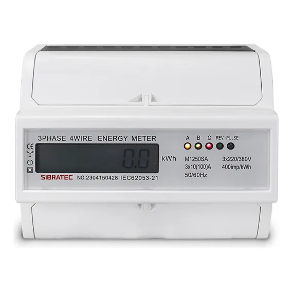 Medidor Kwh Trif -dts353 - 100a - Sibratec Foto 1