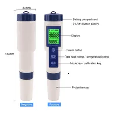Medidor Multiparâmetro Ph Salinidade Temperatura Com Foto mini 4