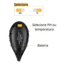 Medidor Ph Terra Solo Plantas Digital 4 Em 1 Foto mini 4