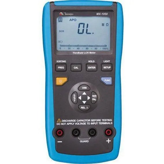 Medidor Ponte Lcr Esr Indutância Minipa Mx-1050 Interfac Us Foto 1