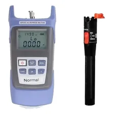 Medidor Potencia Fibra Optica Power Meter +caneta Ótica 10km Foto  mini 1