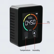 Medidor Qualidade Do Ar Co2 Umidade Temperatura Detector Co2 Foto mini 3