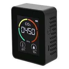 Medidor Qualidade Do Ar Co2 Umidade Temperatura Detector Co2 Foto mini 1
