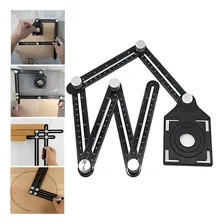 Medidor Régua Multi Ângulos Para Corte De Pisos Azulejos M78 Foto  mini 1