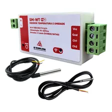 Medidor Temperatura Umidade Wi-fi Sm-wt + sensores SHT40 e Ds18b20 127V/220V termômetro termostato digital IE tecnologia Foto mini 1