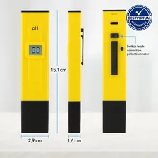 Medidor Teste De Ph Da Água Visor Digital E Fácil De Usar Medidor De Ph P/ Água Liquido Ph Basic Digital Bestvirtual Ecommerce Foto mini 4