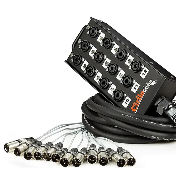 Medusa 12 Vias Com Conectores Combo 12 Mts Foto 1