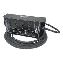 Medusa 8 Vias Com 4 Direct Box Cabos Aquarius - 10 Metros Foto mini 2