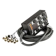 Medusa 8 Vias Com Conectores Combo Xlr / P10 - 15 Metros Foto mini 1