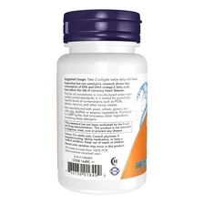 Ômega-3 1000mg 100 cápsulas softgels 180 EPA / 120 DHA Now Foods Foto mini 4