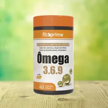 Ômega 3-6-9 Peixe Linhaça Borragem 1000mg 60cps Fitoprime Sabor Natural Foto mini 2
