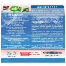 Mega 3 Alpha Óleo De Salmão 1200mg Unilife Com 150 Cáps Sem sabor Frasco Foto mini 3