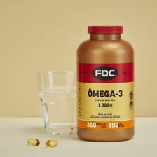Ômega 3 Fdc Importado 360 Cápsulas de 1000mg Óleo De Peixe Fish oil Epa Dha Foto mini 3