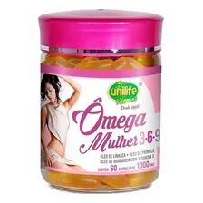 Ômega 3 Mulher 3 6 E 9 1000mg 60 Cápsulas Unilife Vitamins Sabor Sem sabor Foto mini 4