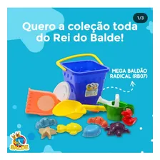 Mega Baldão Praia Radical Aventuras Castelo Areia Brinquedo Infantil Praia 10 Peças Foto mini 4