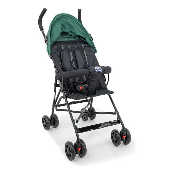 Mega Compras Mc925 verde com chassi preto carinho de bebê Foto 1