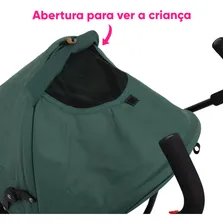Mega Compras Mc925 verde com chassi preto carinho de bebê Foto mini  3