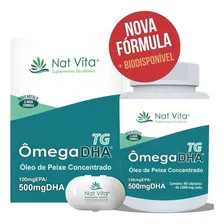 Ômega Dha Tg 1000mg Com 90 Cápsulas Nat Vita Foto mini 1