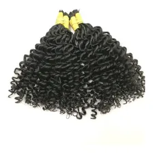 Mega Hair Cacheado De 40cm 150 Gramas. Cor Castanho Foto mini 4
