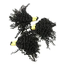 Mega Hair Cacheado De 50cm Com 100 Gramas. Foto mini 1