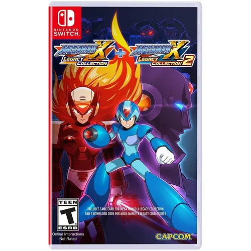 Mega Man X Legacy Collection 1+2 Switch Fisica Foto 1