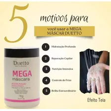 Mega Máscara Restauração Instantânea 1kg Duetto Profissional Foto mini 2