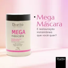 Mega Máscara Restauração Instantânea 1kg Duetto Profissional Foto mini 3