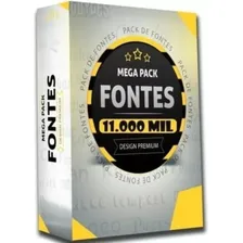 Mega Pack Com 11 Mil Fontes Foto mini 1
