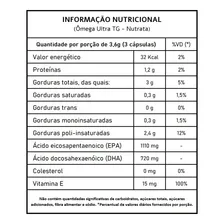 Ômega Ultra TG - Nutrata 60 Cápsulas Foto mini 2