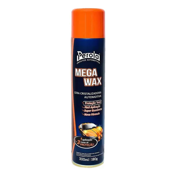 Mega Wax Cera Cristalizadora 300ml - Pérola Foto 1