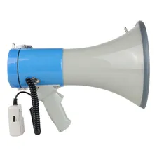 Megafone C/ Usb Sirene Microfone De Mão Alça 25w Sk66 Foto mini 2