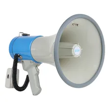 Megafone C/ Usb Sirene Microfone De Mão Alça 25w Sk66 Foto mini 1