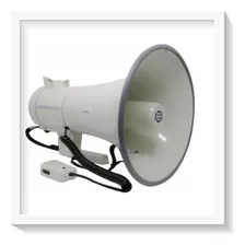 Megafone Csr Er67 35w Profissional Com Mic De Mão E Sirene Cor Bege Foto mini 2