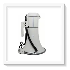 Megafone Csr Er67 35w Profissional Com Mic De Mão E Sirene Cor Bege Foto mini 4