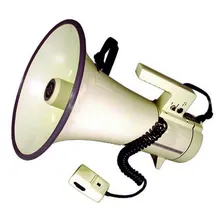 Megafone Csr Er67 35w Profissional Com Mic De Mão E Sirene Cor Bege Foto mini 1