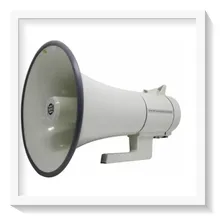 Megafone Csr Er67 35w Profissional Com Mic De Mão E Sirene Cor Bege Foto mini 3