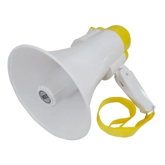 Megafone De Mão Função Sirene Memória, Música E Gravação 35w Foto 1