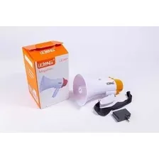 Megafone Portátil Recarregável Com Sirene Musical E Gravador Foto mini 4