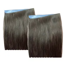 Megahair Fita Adesiva Invisivel 2 Telas 60cm -100gr Cor Castanho Foto  mini 1