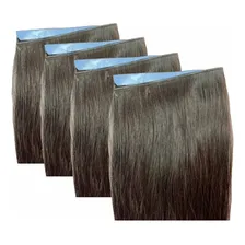 Megahair Fita Adesiva Invisivel 2 Telas 60cm -100gr Cor Castanho Foto mini  2