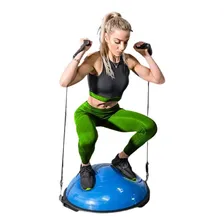 Meia Bola Bosu Com Extensores - Balance Equilíbrio Premium Foto mini  3